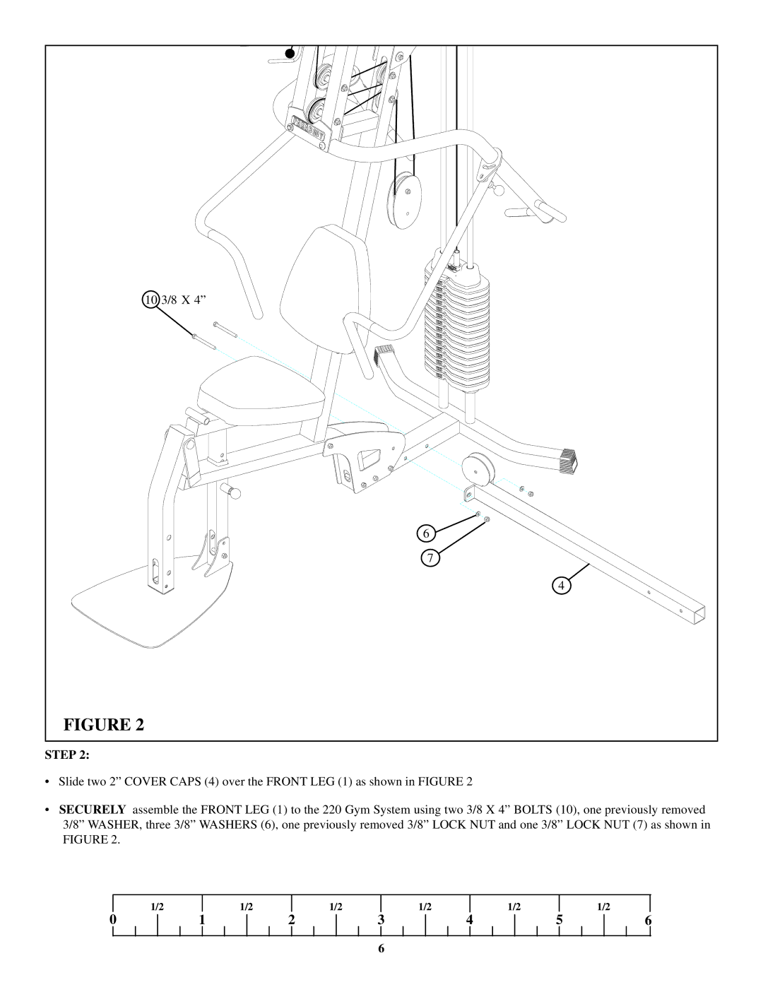 ParaBody 221 manual 10 3/8 X 