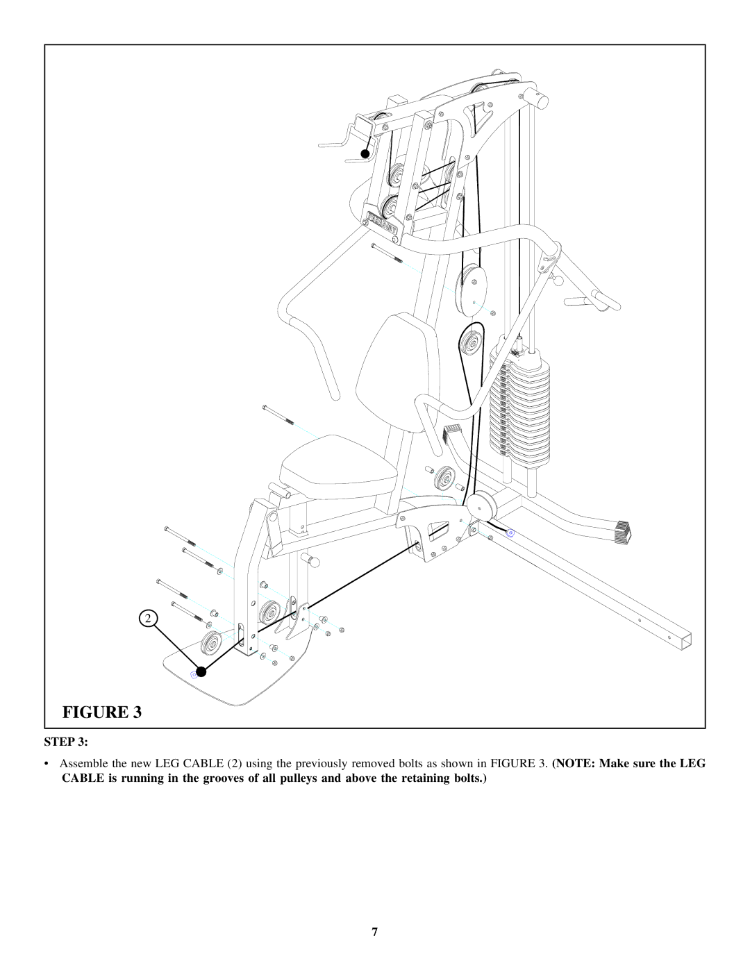 ParaBody 221 manual Step 