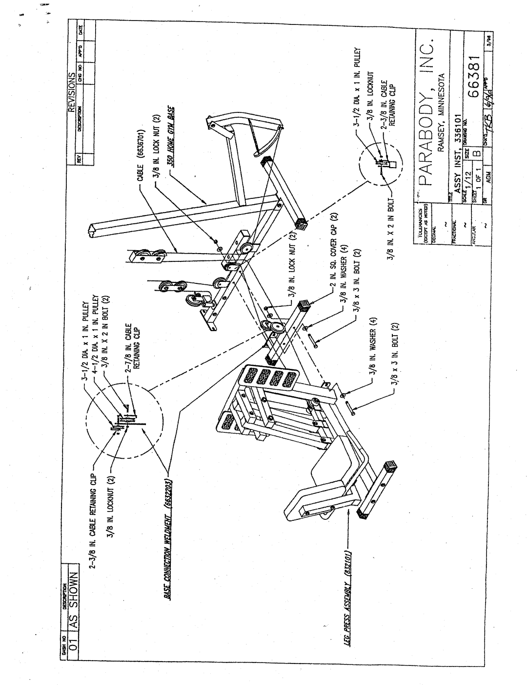 ParaBody 336101, 350104 manual 