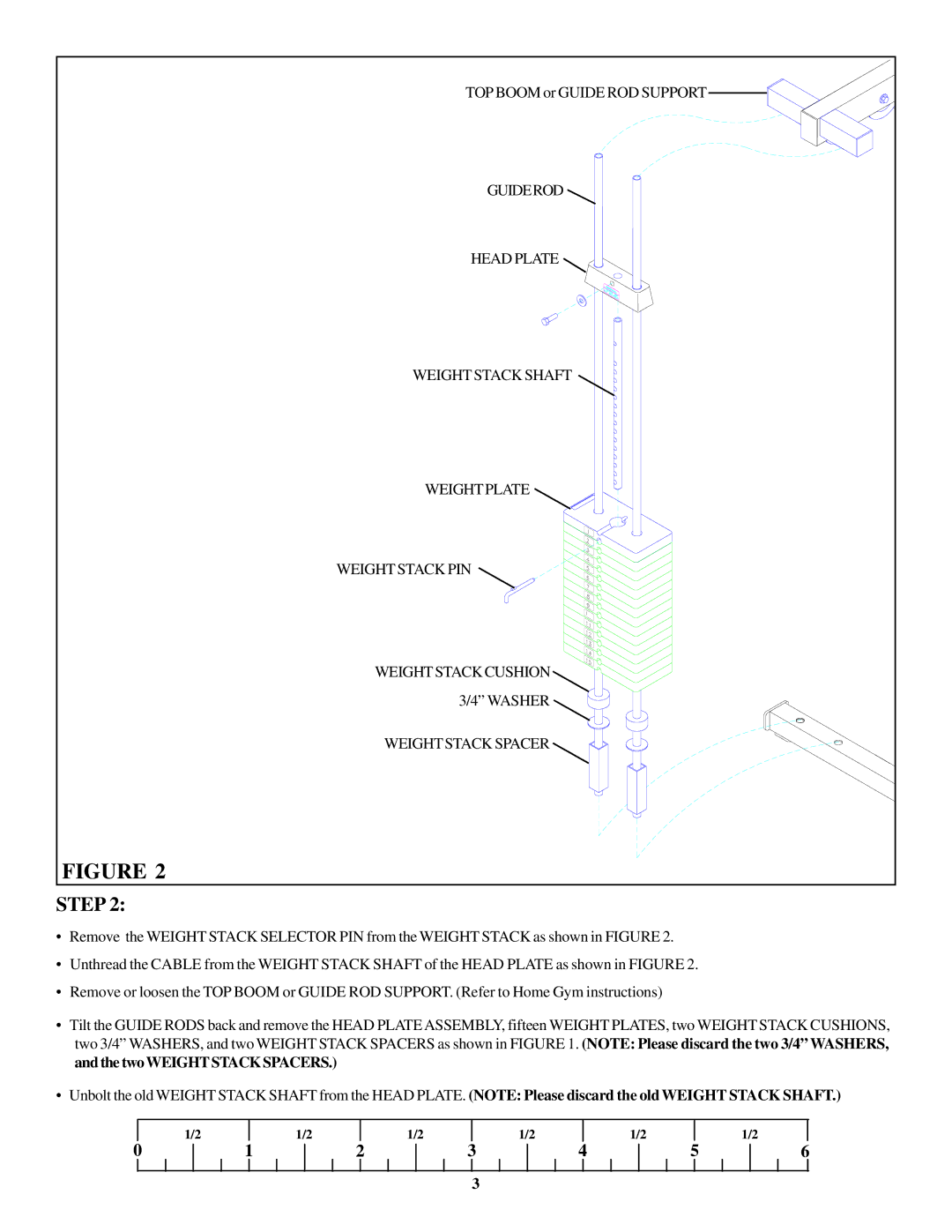 ParaBody 359101 manual Guiderod 