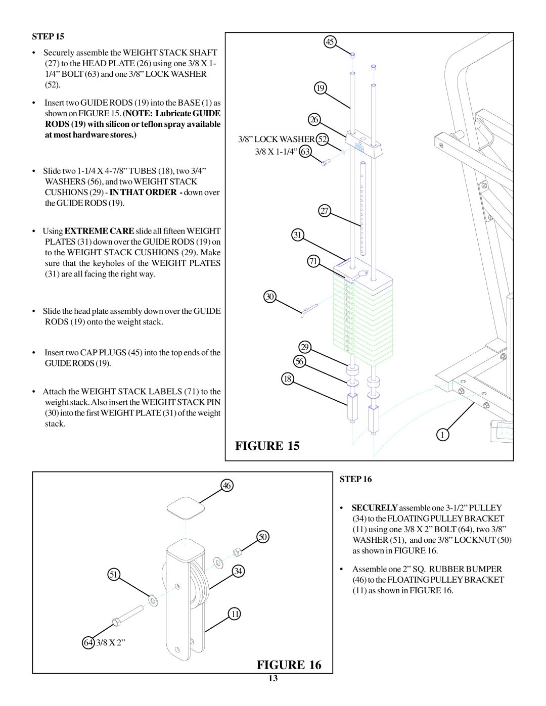 ParaBody 375101 manual GUIDERODS19 