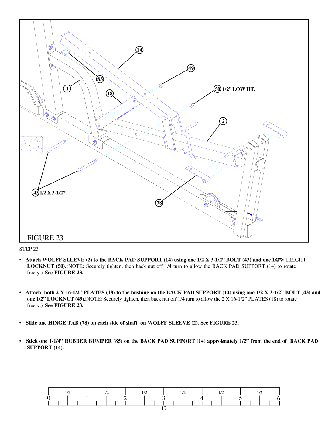 ParaBody 400101 manual 50 1/2 LOW HT 