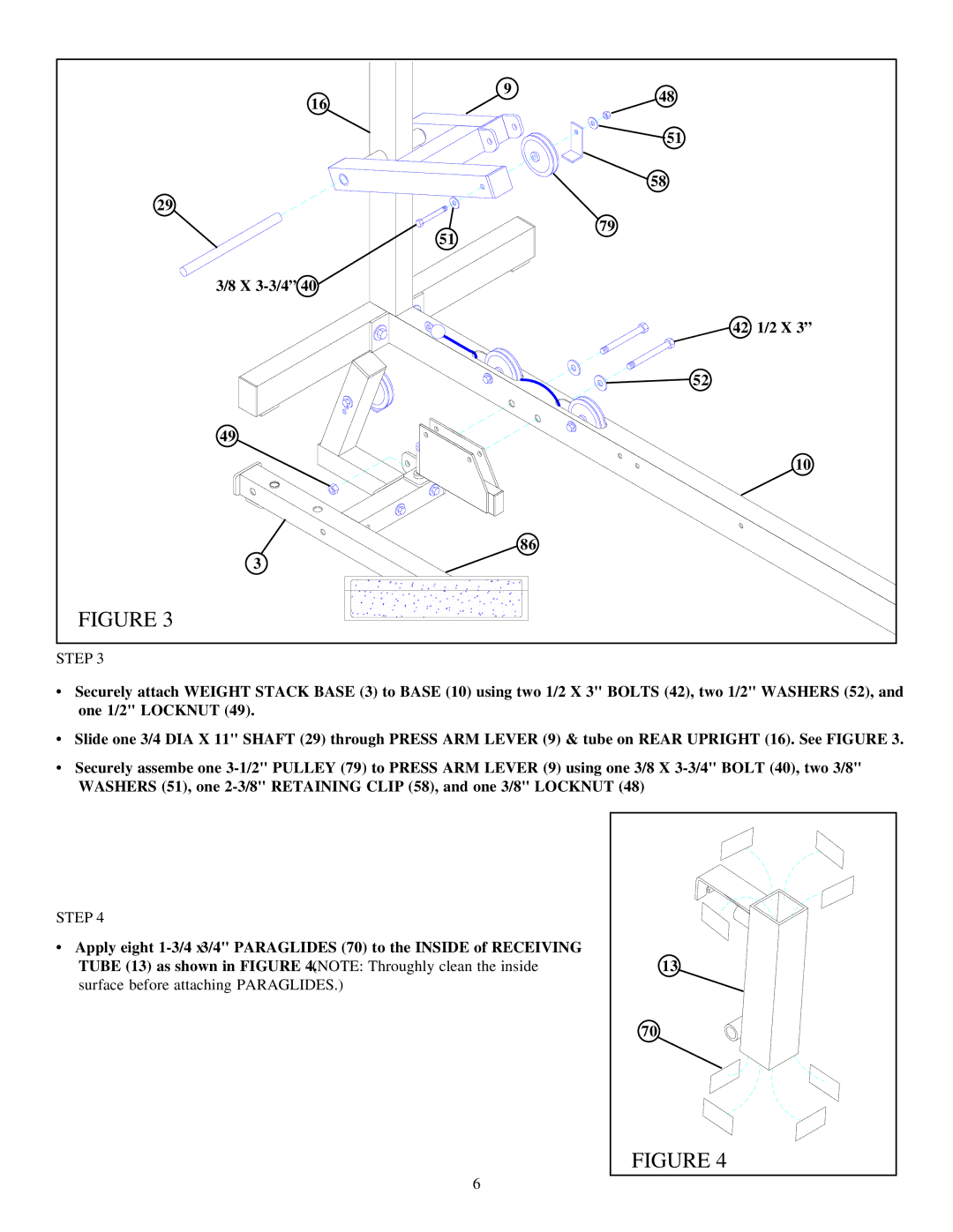 ParaBody 400101 manual X 3-3/4 42 1/2 X 