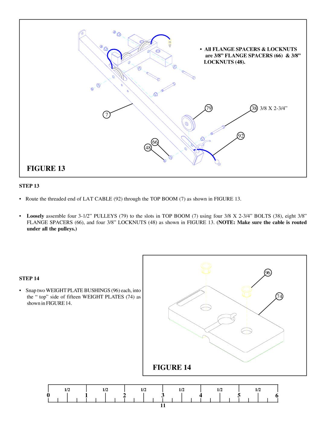 ParaBody 400102 manual 38 3/8 X 2-3/4 