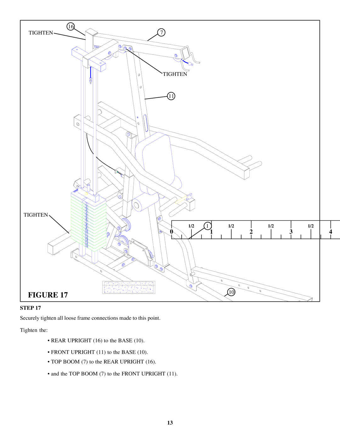 ParaBody 400102 manual Tighten 