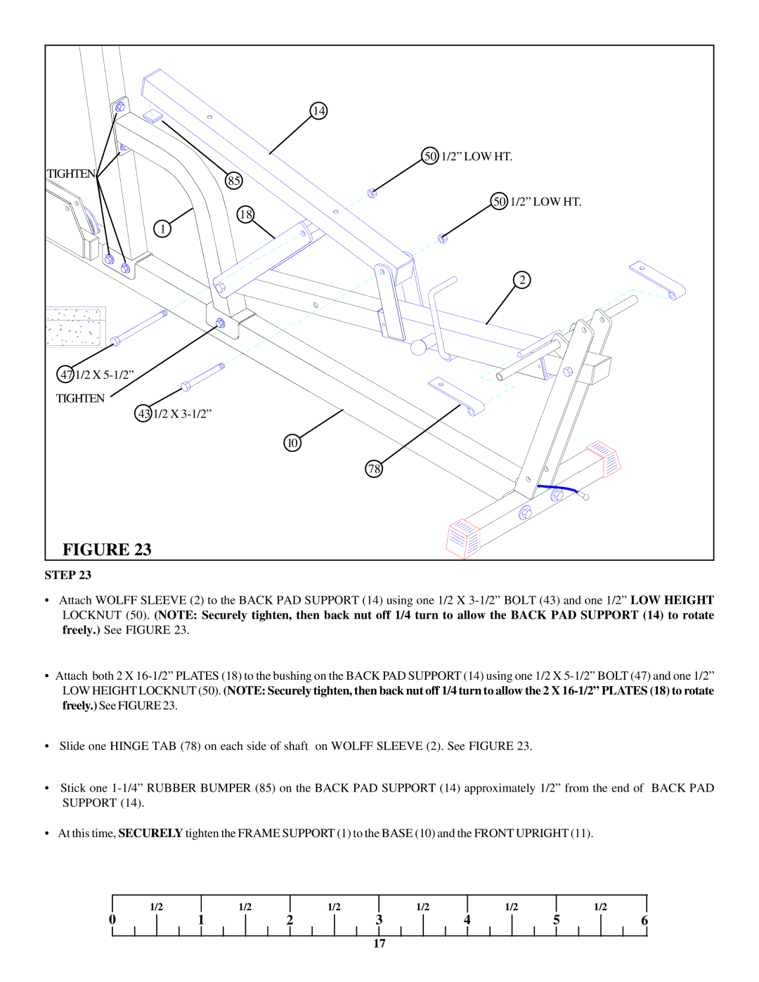 ParaBody 400102 manual 50 1/2 LOW HT 