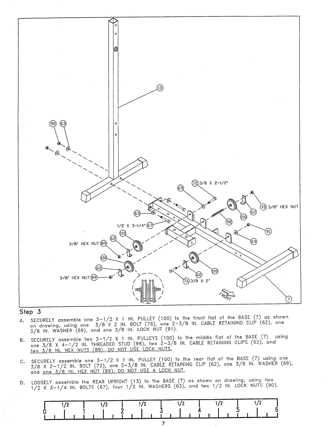 ParaBody 425 manual Step 