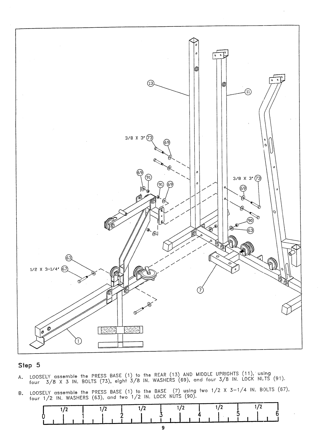 ParaBody 425 manual Step 