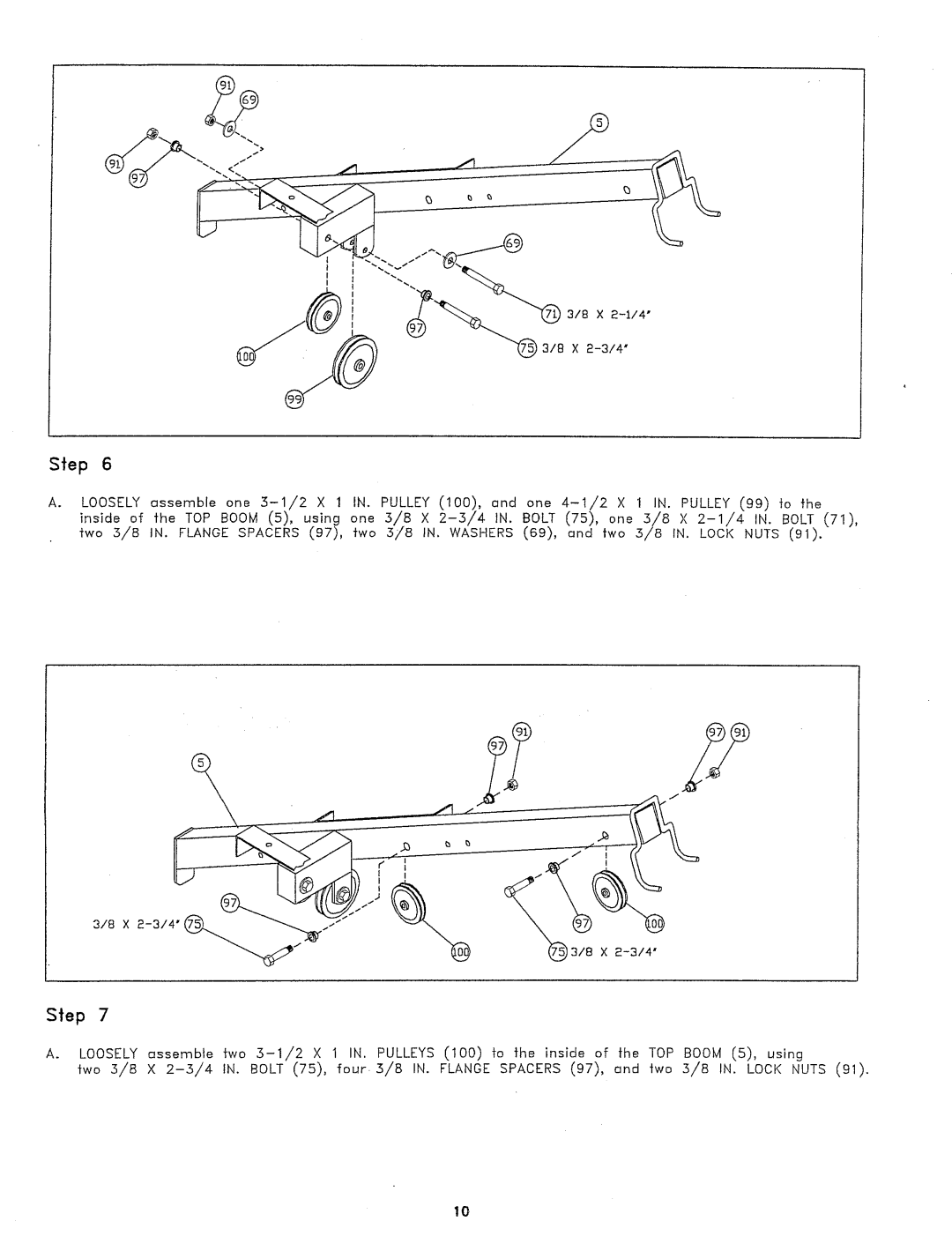 ParaBody 425 manual Step 