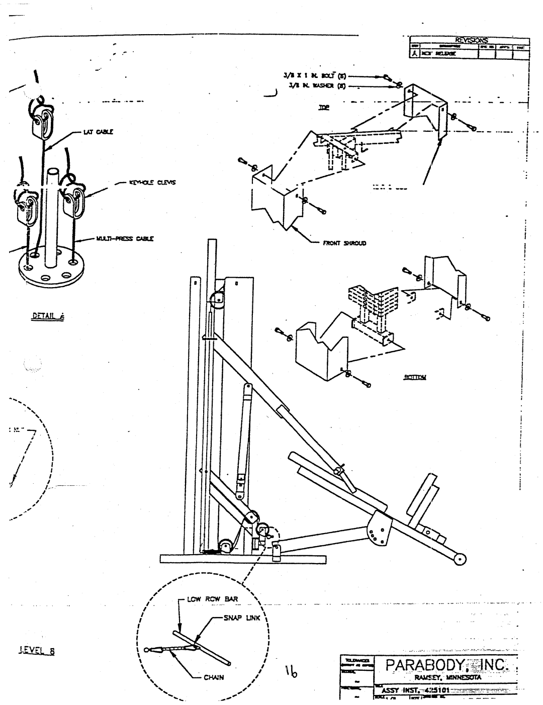 ParaBody 425101 manual 