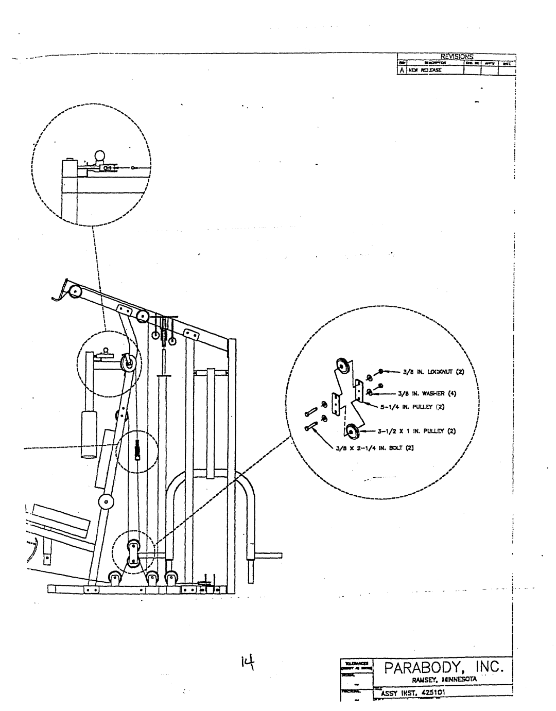 ParaBody 425101 manual ~ PARABODY,INc 