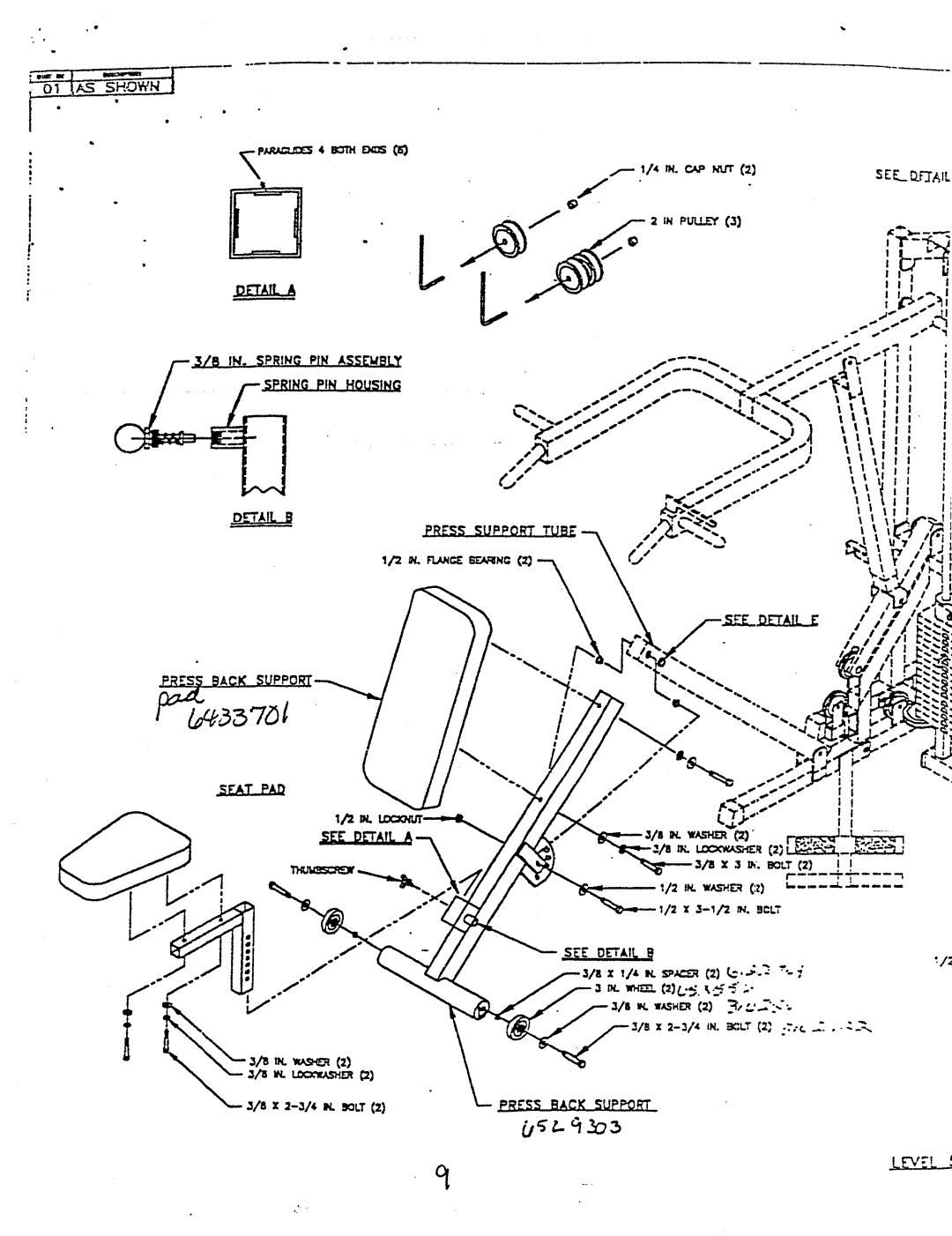 ParaBody 425101 manual Detail 