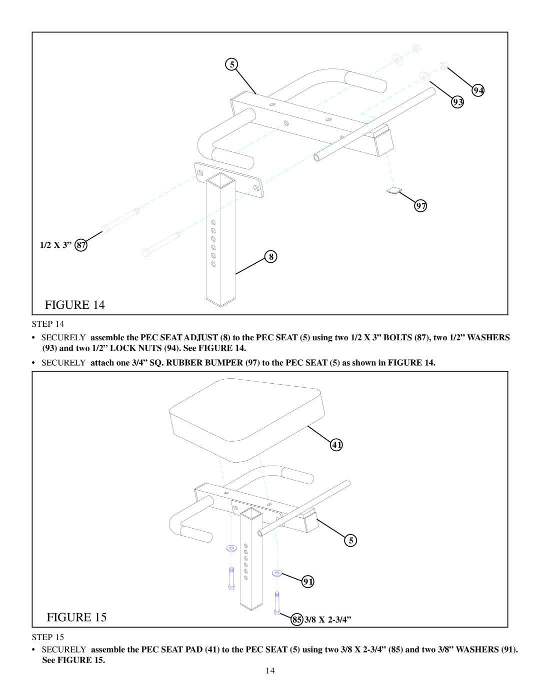 ParaBody 425103 manual Step 