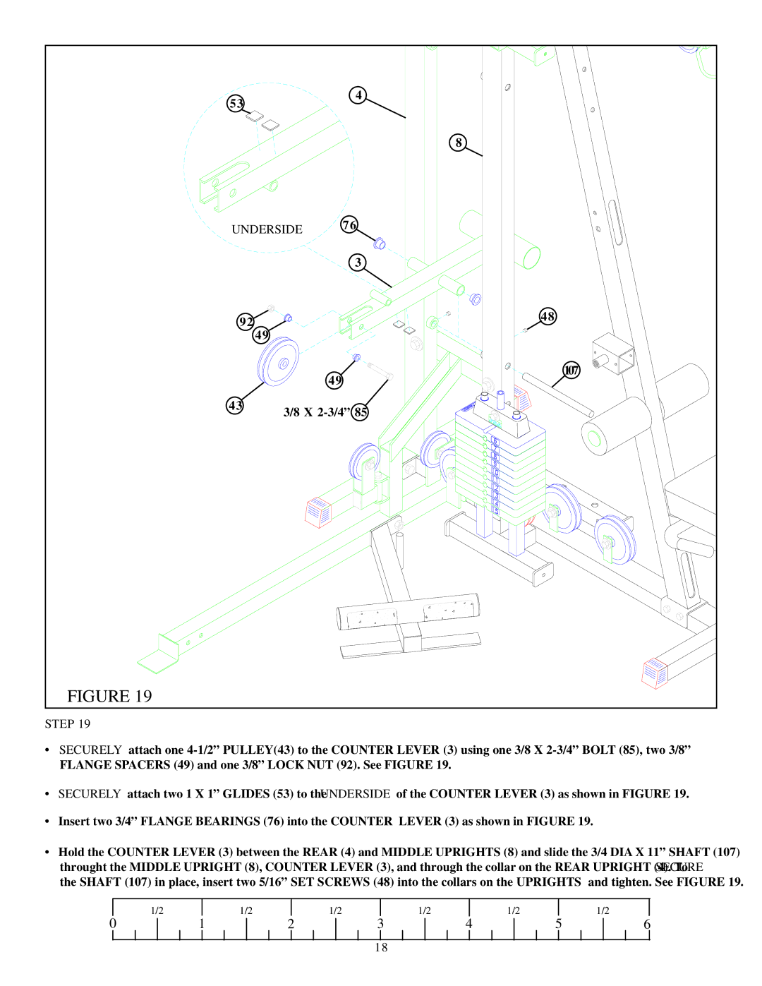 ParaBody 425103 manual Underside 