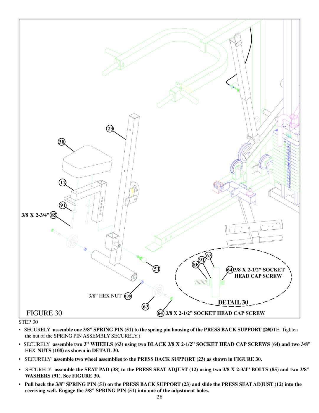 ParaBody 425103 manual Detail 