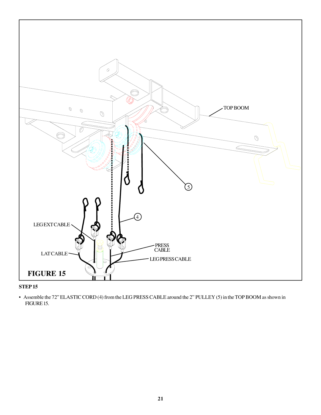 ParaBody 426103 manual Legextcable Press LAT Cable Legpresscable 