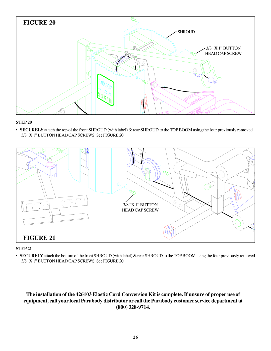 ParaBody 426103 manual Shroud 