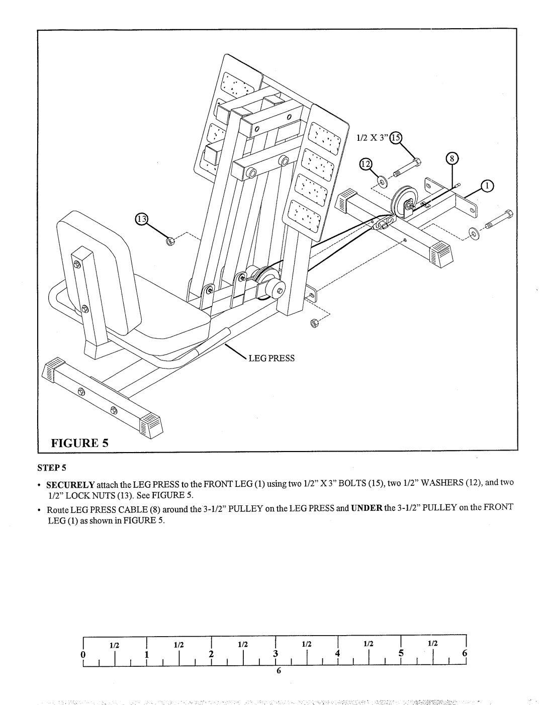 ParaBody 435103 manual ~LEG Press 