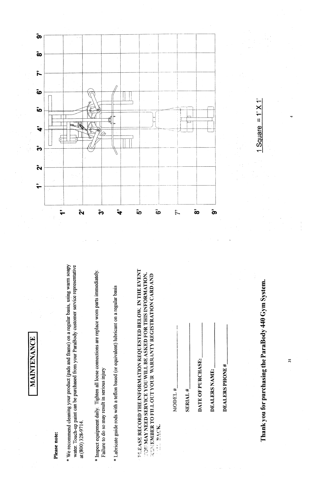 ParaBody 440 manual 