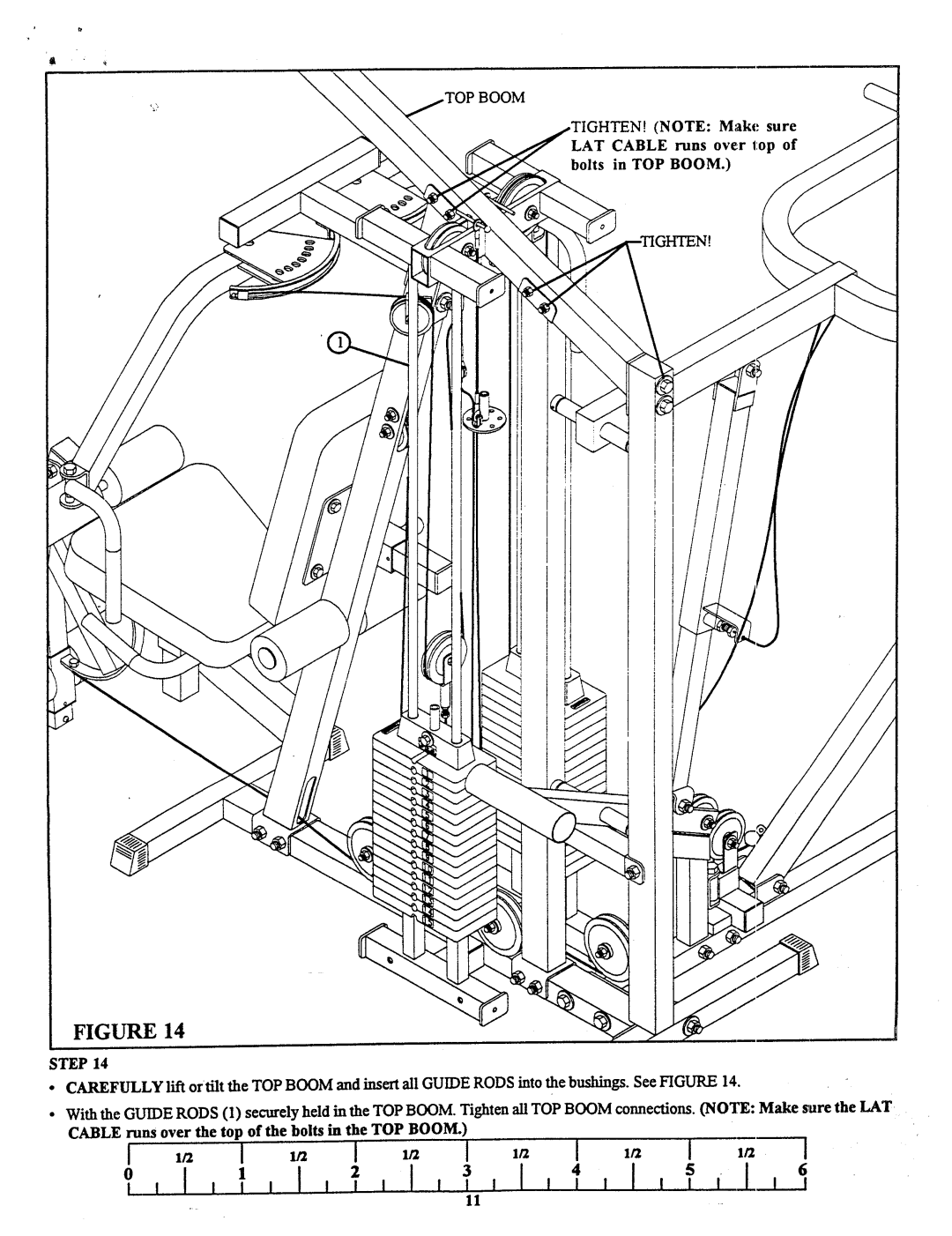 ParaBody 445103 manual L I I, TOPBOOMconnections. NOTEMakesure 