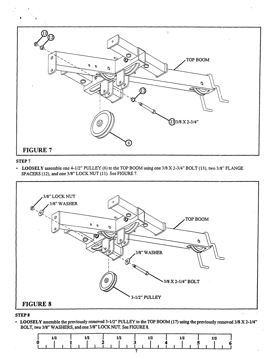 ParaBody 445103 manual Topboom, Pulley 