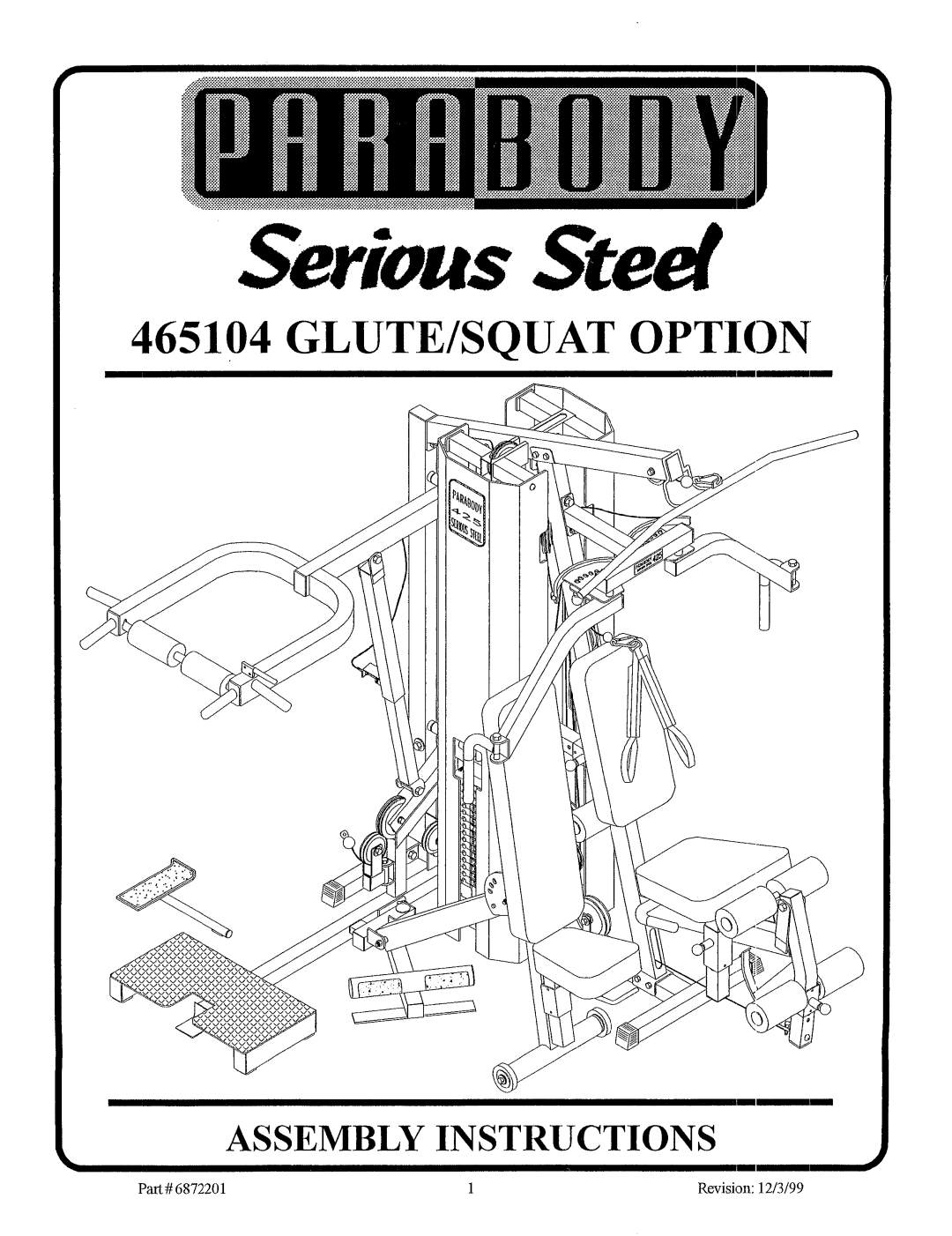 ParaBody 465104 manual Serious Steel 