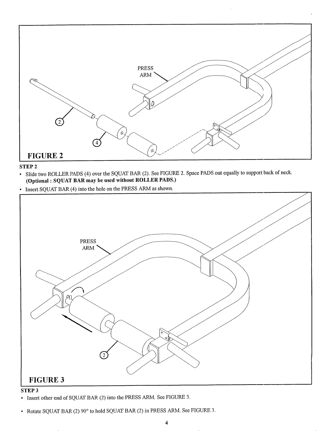 ParaBody 465104 manual Press ARM, Step, ITEP3 