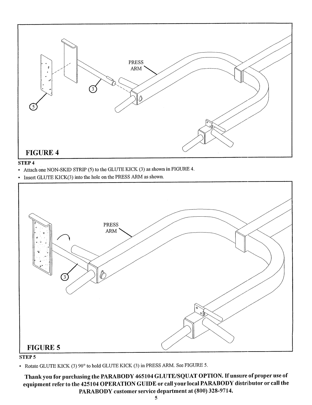 ParaBody 465104 manual ~TEP4, Step 