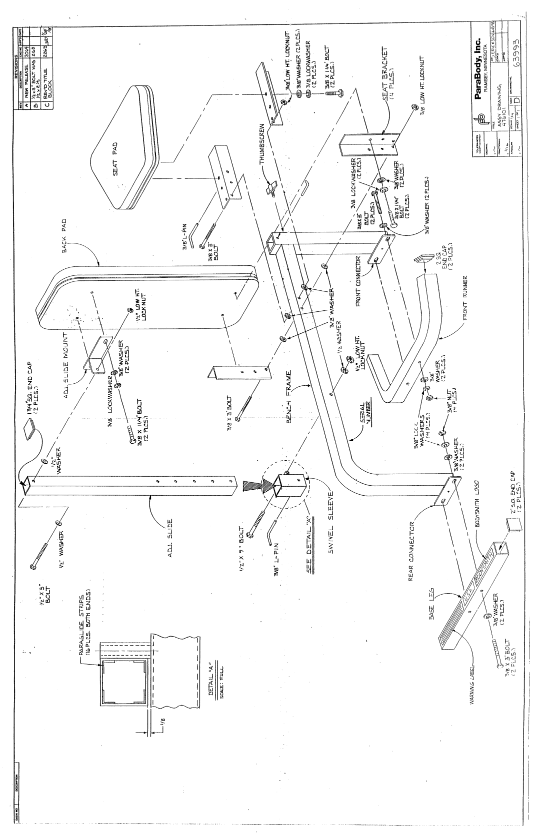 ParaBody 476 manual 