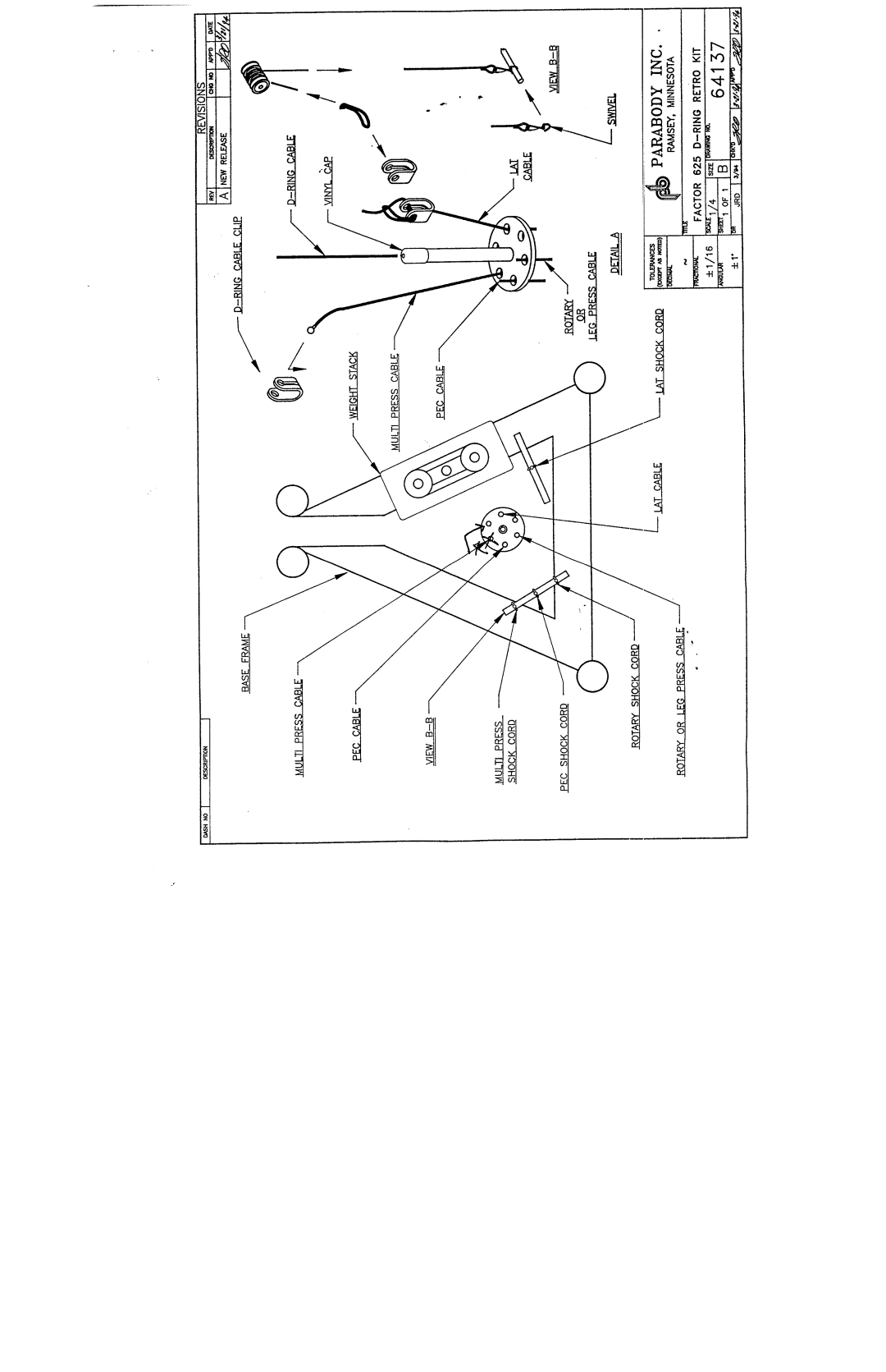 ParaBody 625 manual 