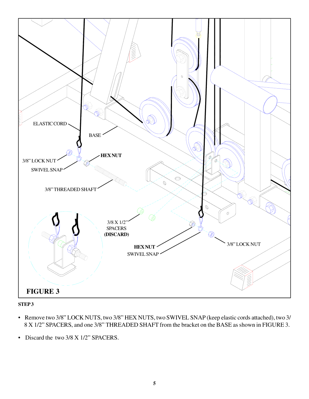 ParaBody 661101 manual Hexnut 