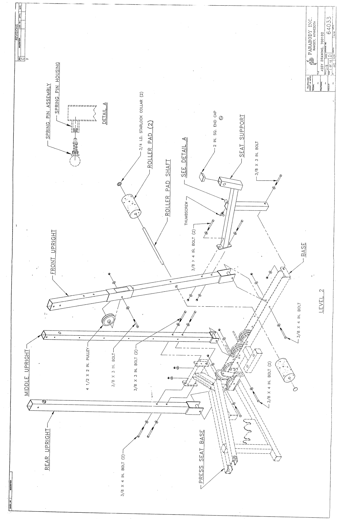 ParaBody 700 manual 