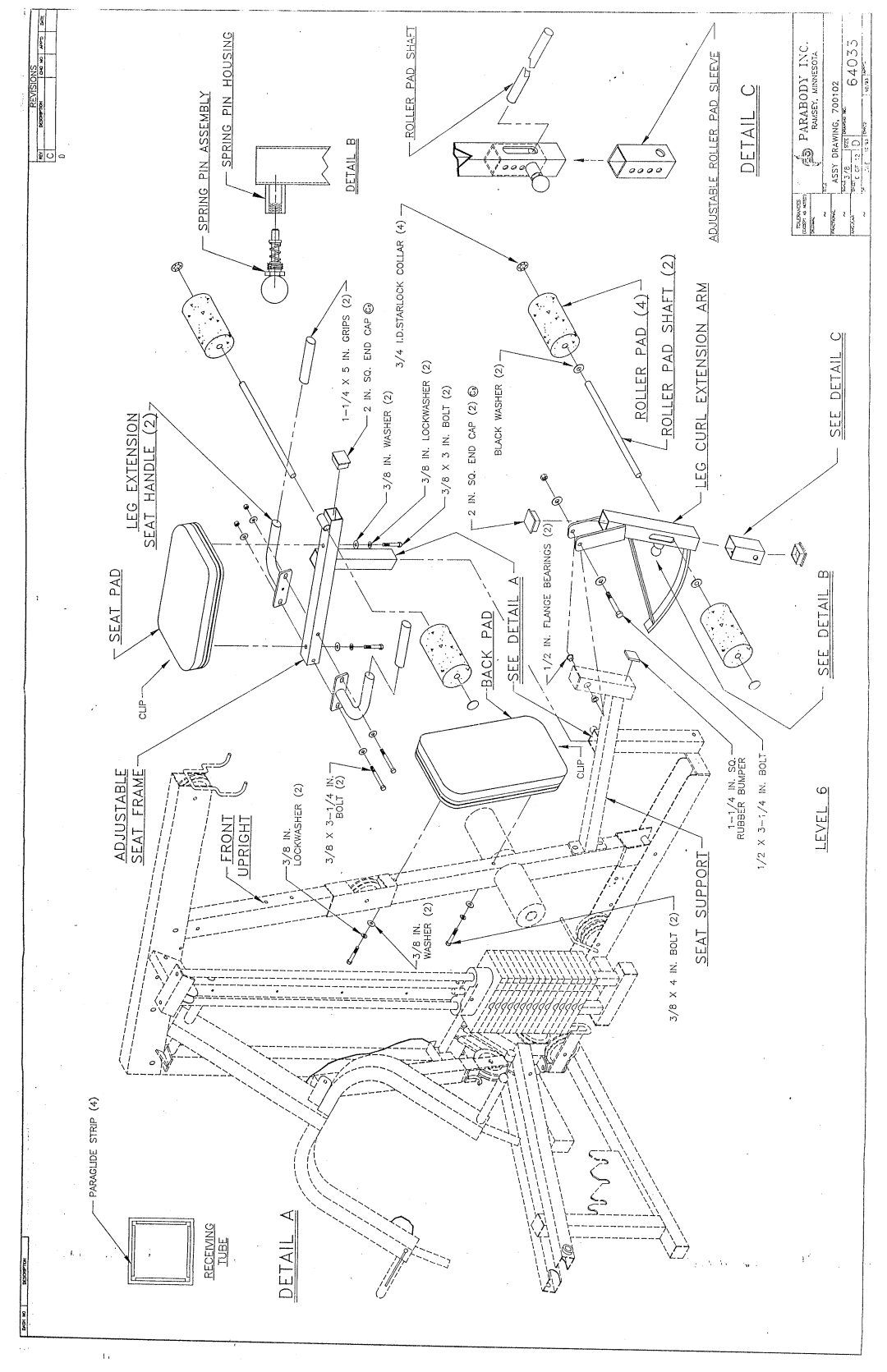 ParaBody 700 manual 