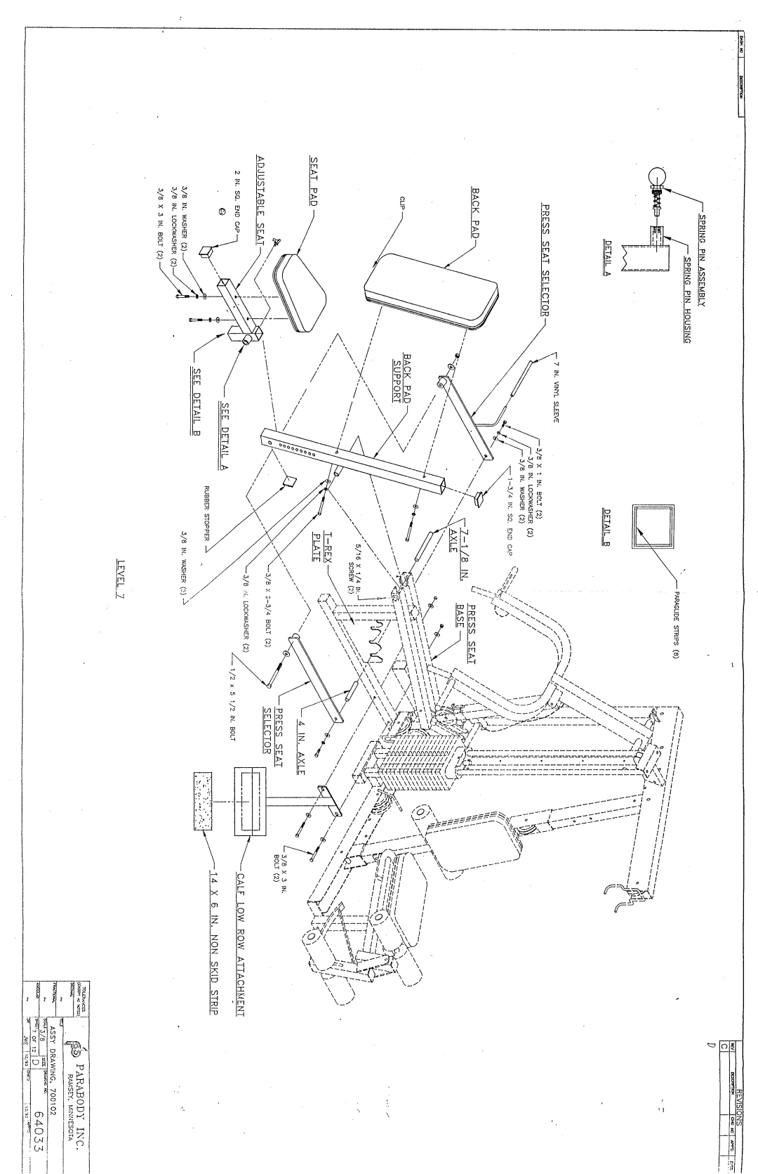 ParaBody 700 manual 