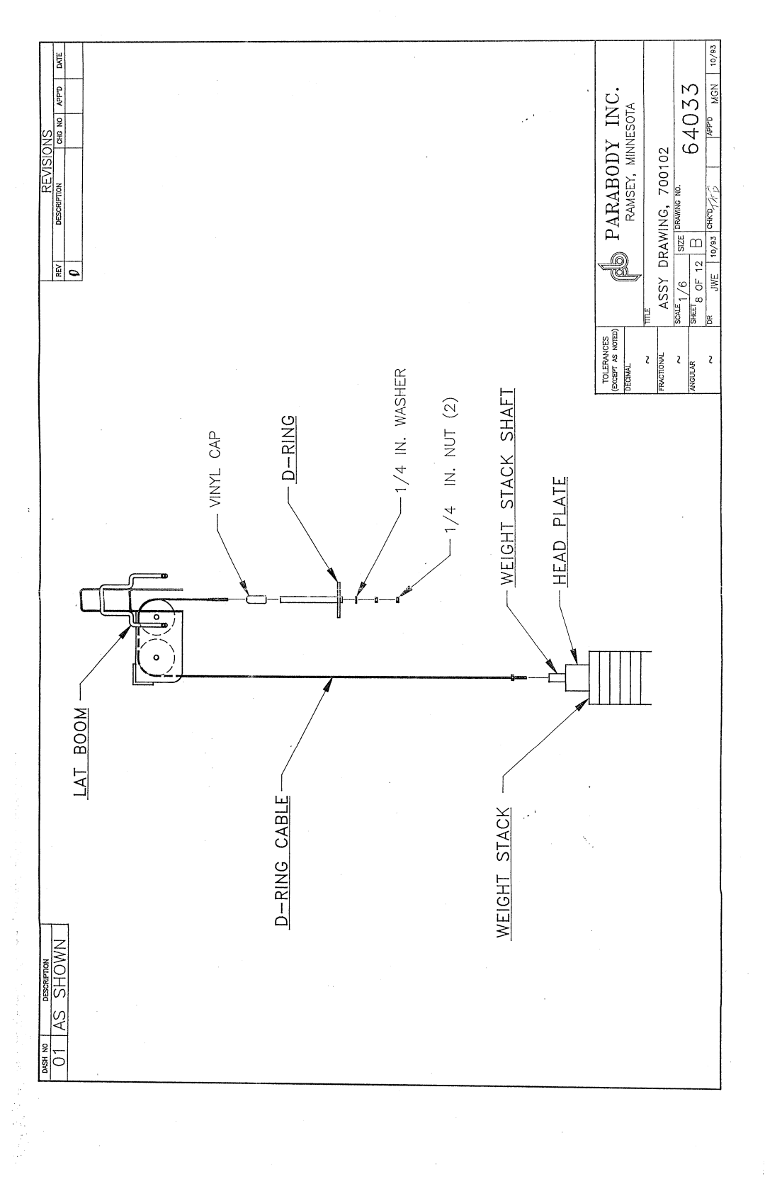 ParaBody 700 manual 