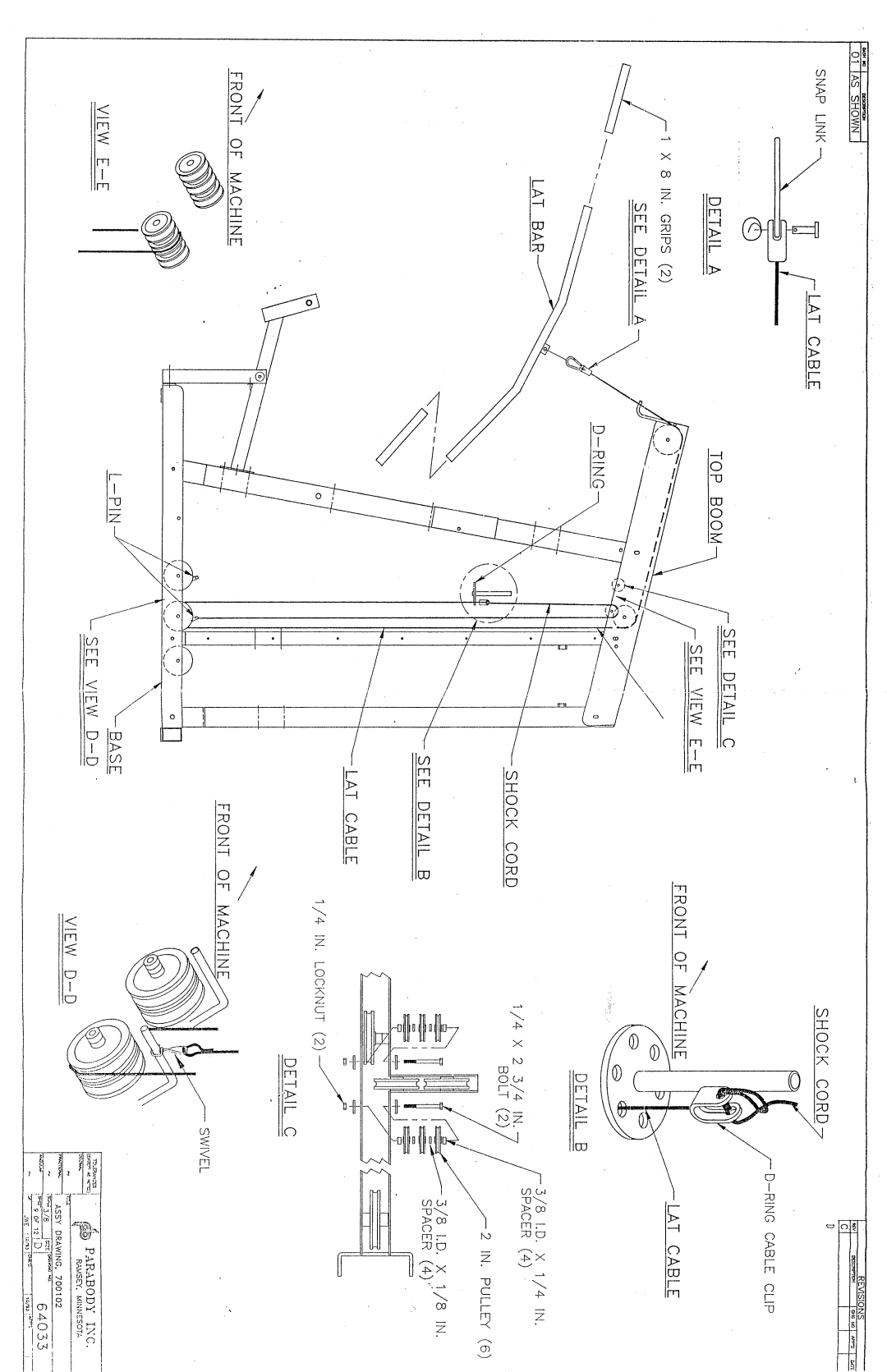 ParaBody 700 manual 