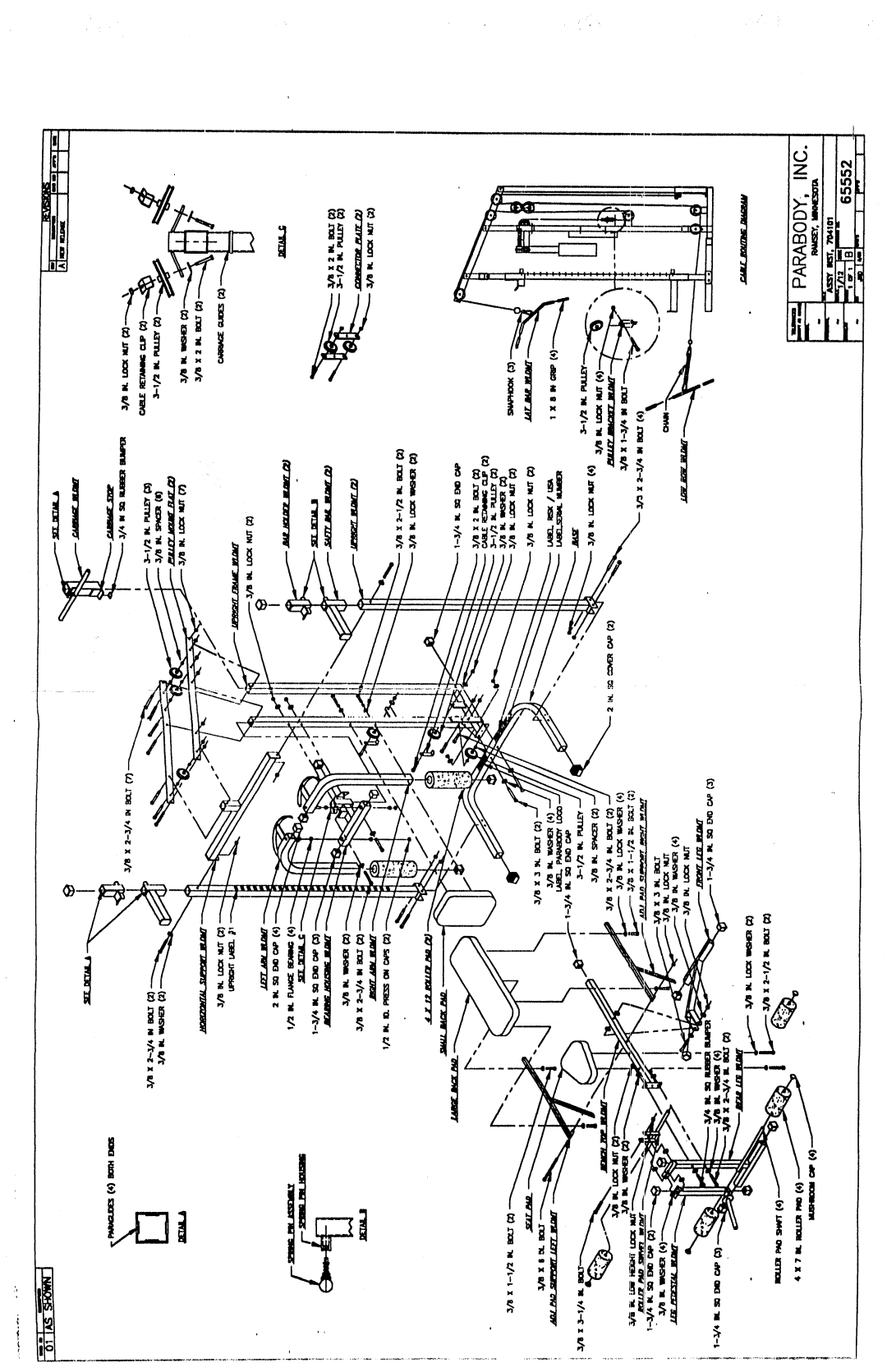 ParaBody 704101 manual 