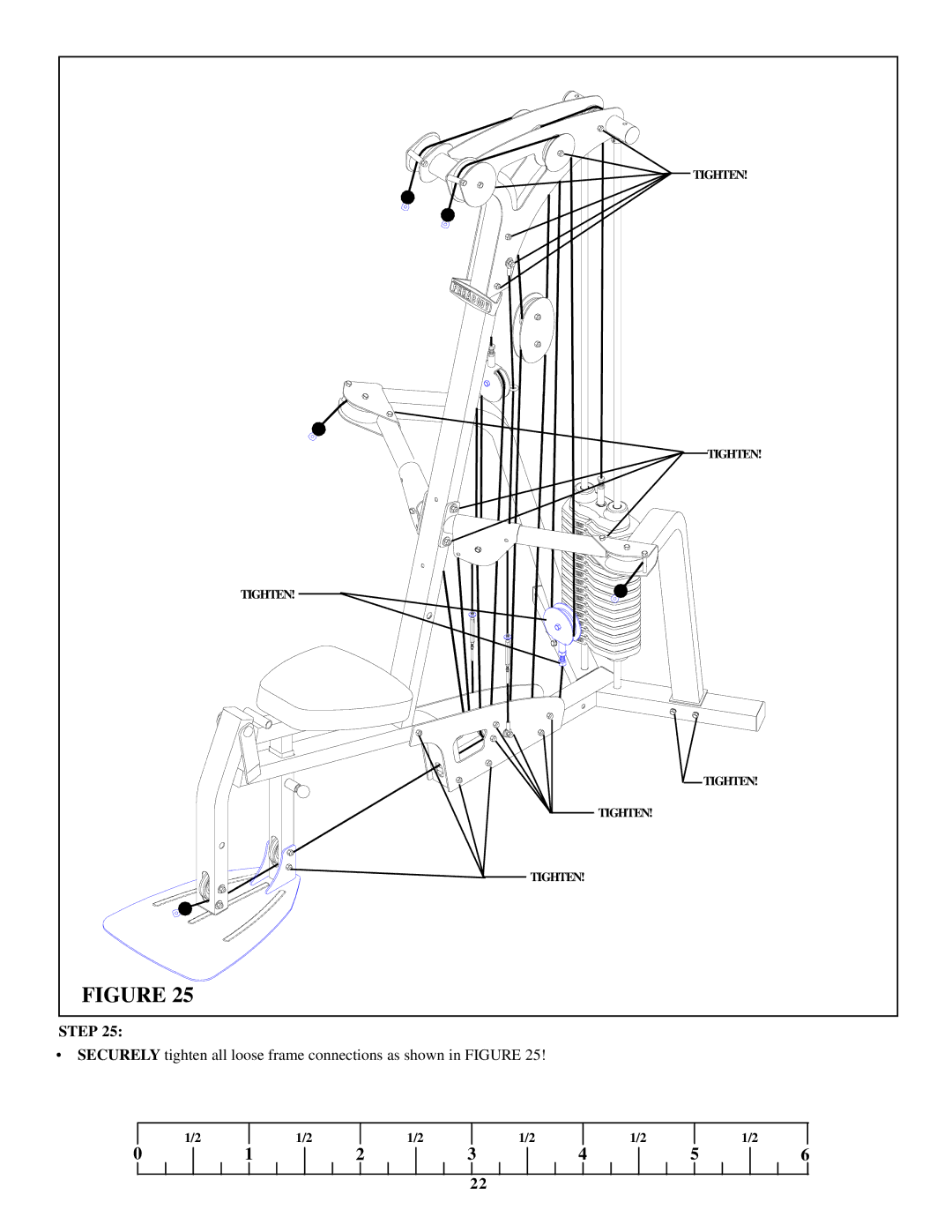 ParaBody 777 manual Tighten 