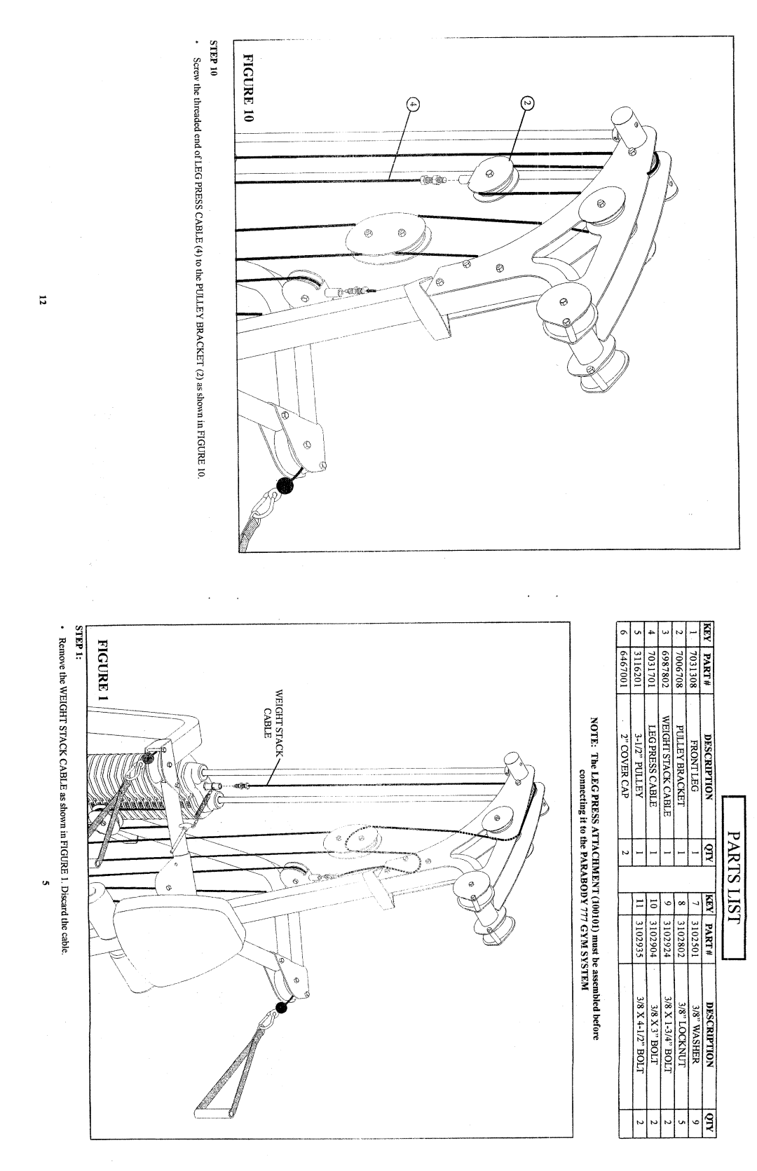 ParaBody 778 manual 