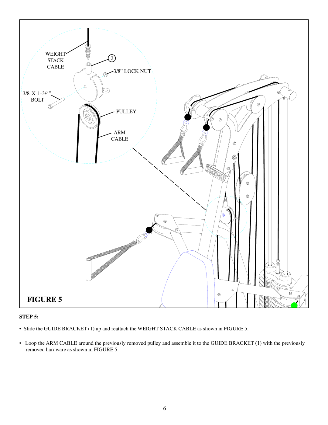 ParaBody 781 manual Cable Lock NUT 