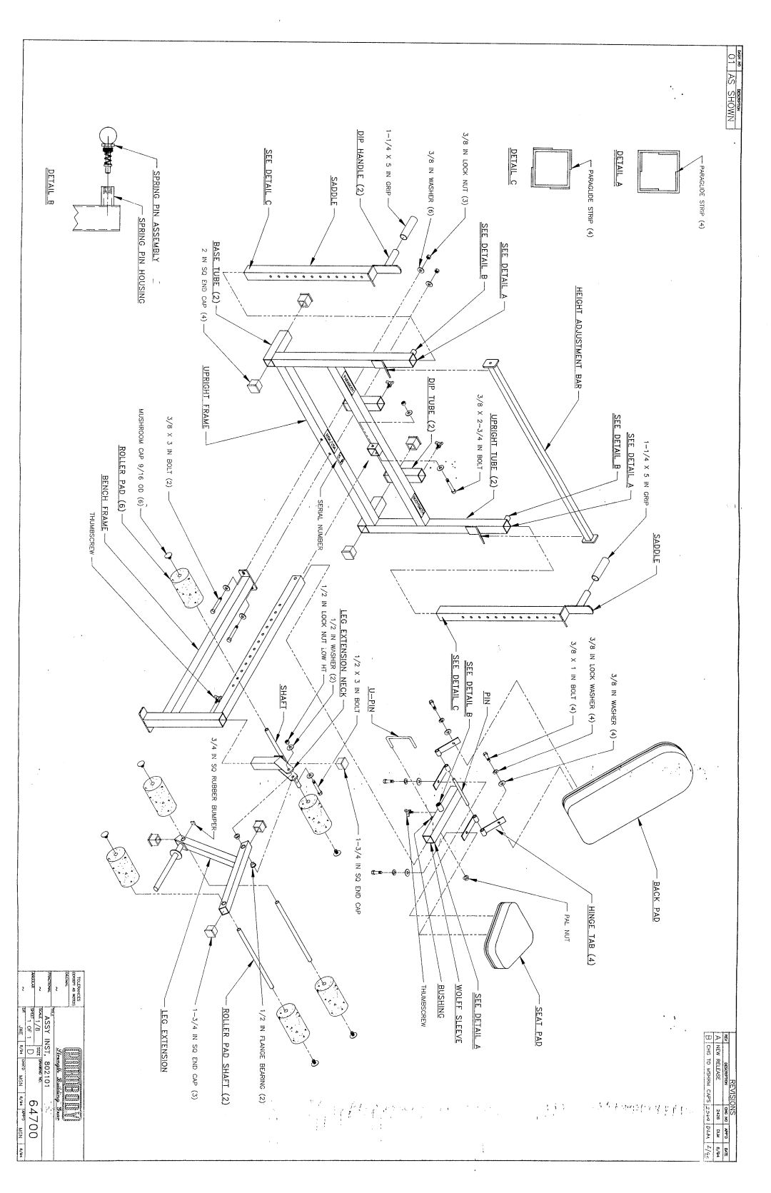 ParaBody 802101 manual 