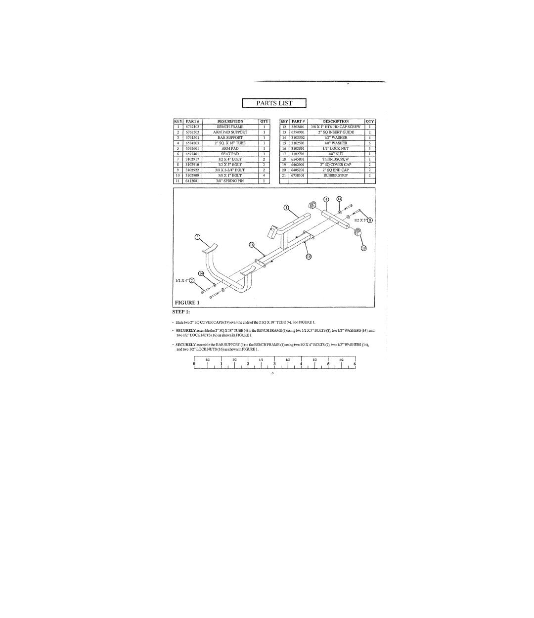 ParaBody 808106 manual ~&Rtslist 