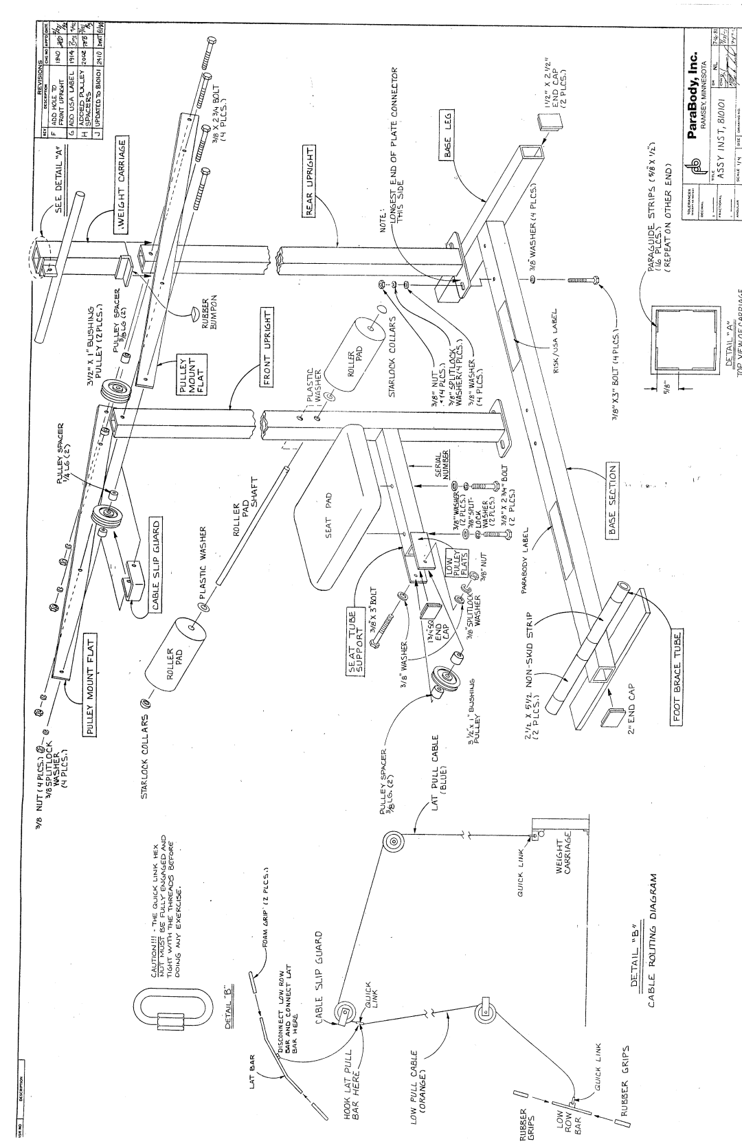 ParaBody 810 manual 1139 