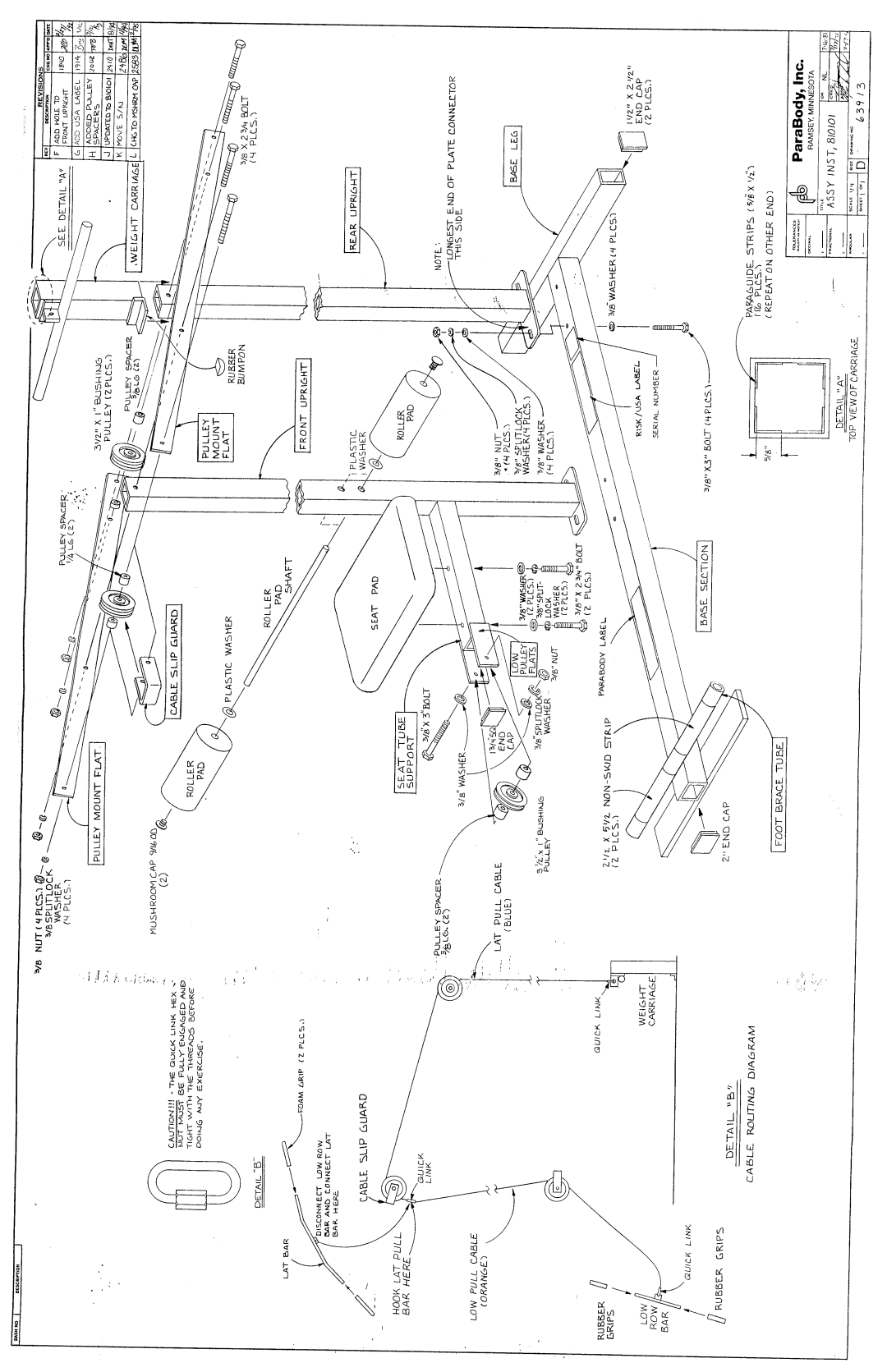 ParaBody 810101 manual 