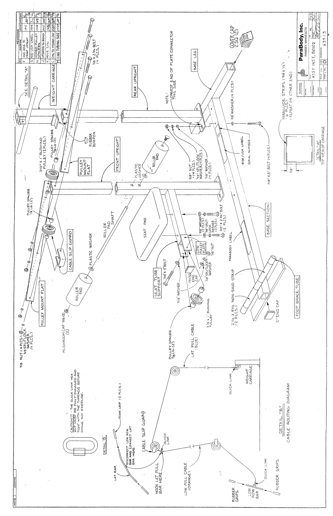 ParaBody 810102 manual 