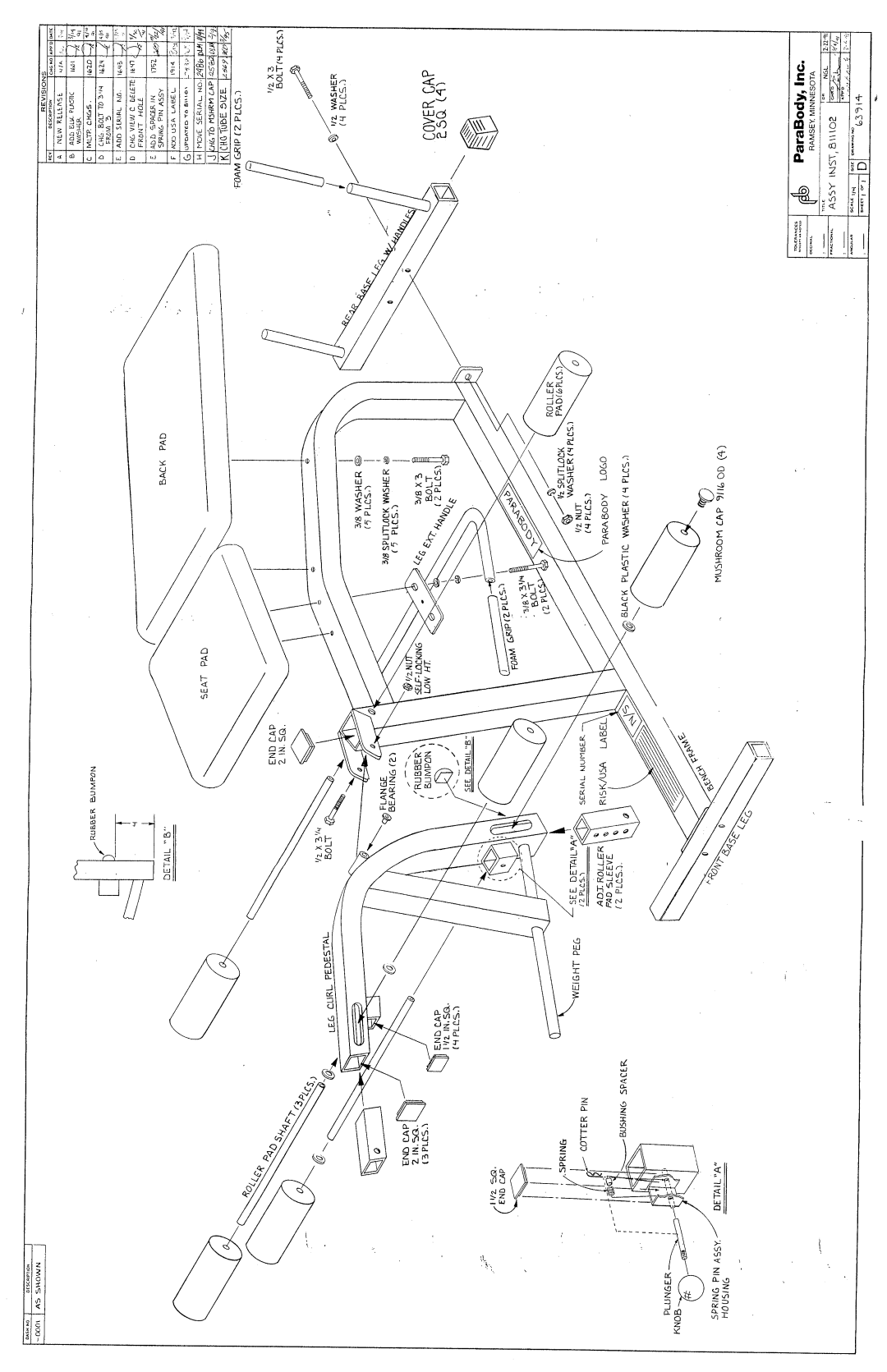 ParaBody 811101 manual 