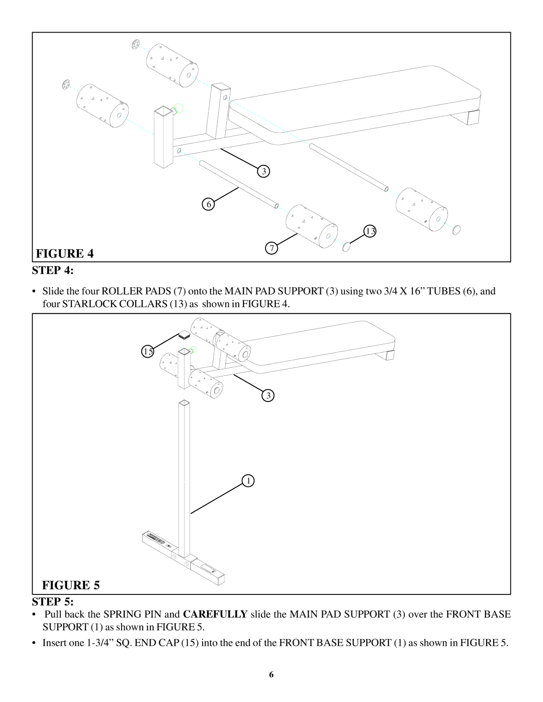 ParaBody 822 manual Step 