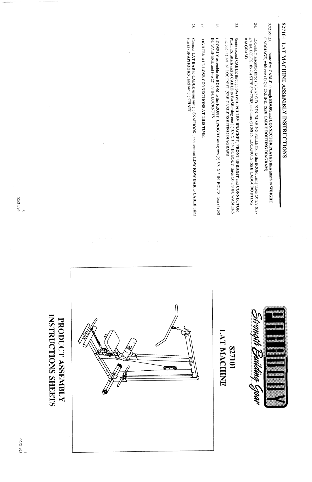 ParaBody 827 manual 