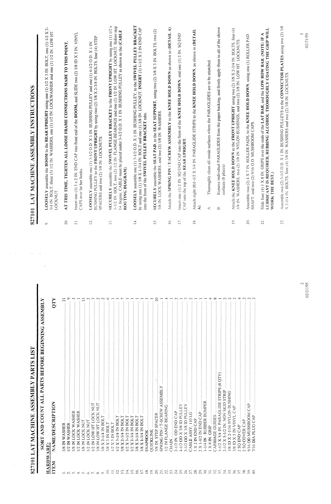 ParaBody 827 manual ~O00000.-~--m-m--m~,~~ 