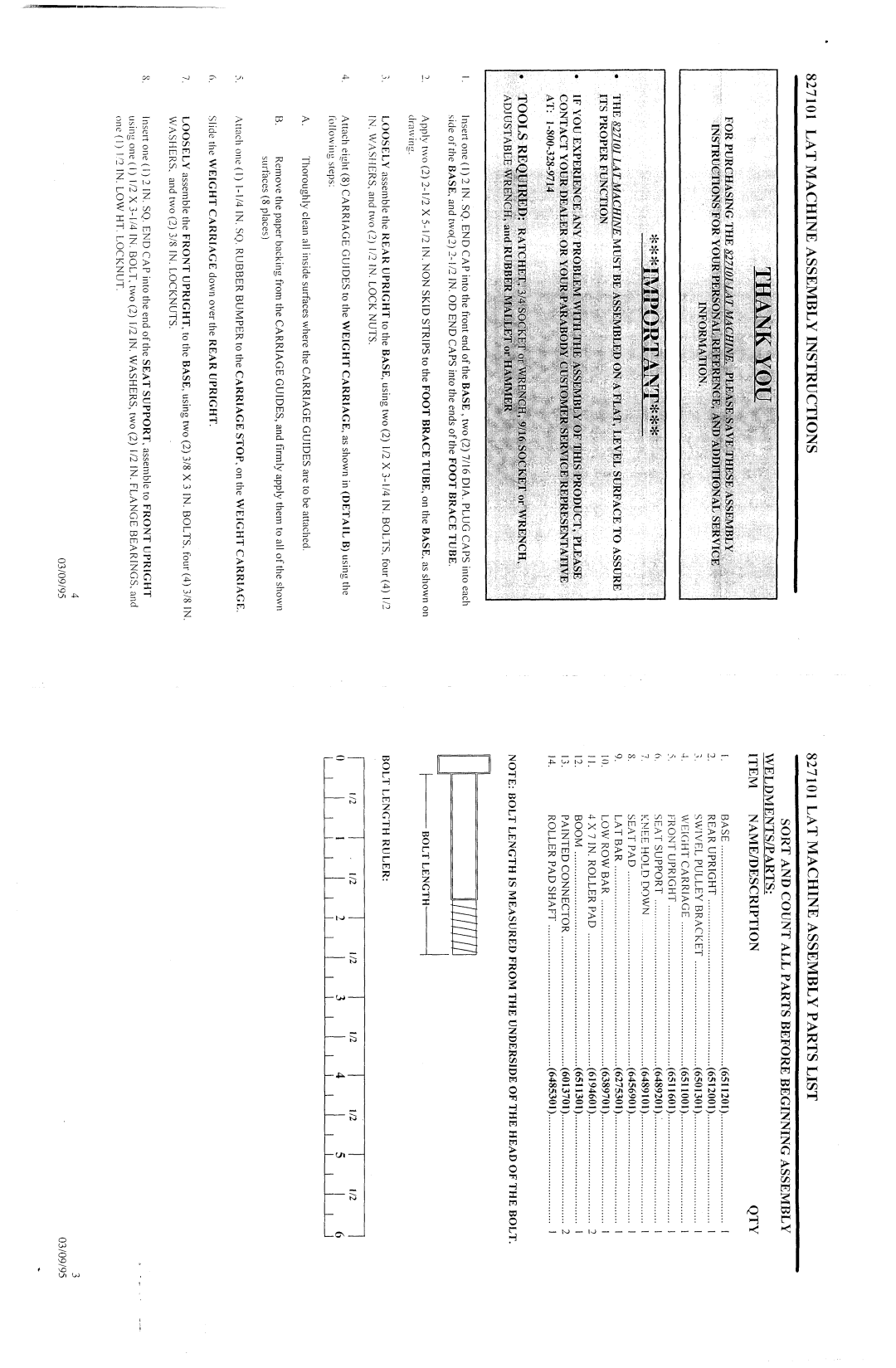 ParaBody 827101 manual 